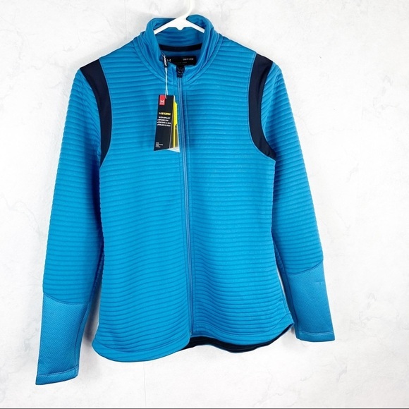 [UA] Blue Storm Daytona Zip Up Jacket - Picture 1 of 3